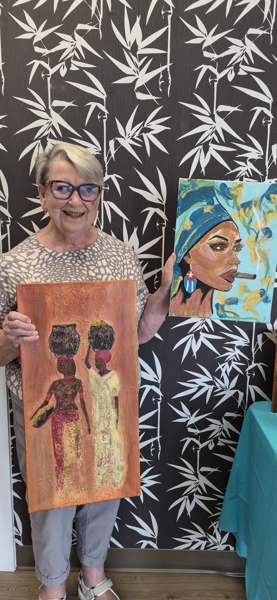Doreen Poole acrylic paintings